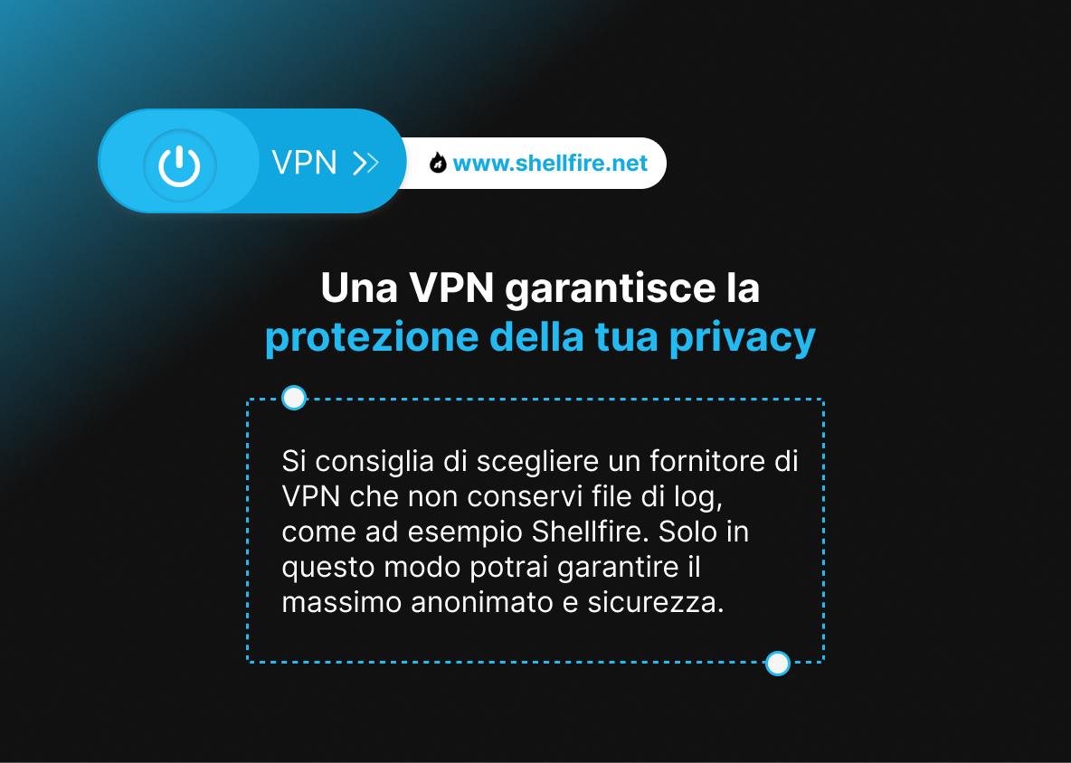 Una VPN garantisce la protezione della tua privacy